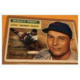1956 Wally post  Cincinnati Reds Topps  baseball