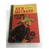 1938 Ken Maynard six gun law booklet