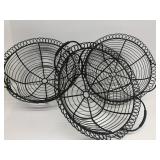 3- Wire fruit baskets