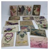 Postcards vintage embossed postcard group