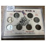 World War II obsolete coin collection silver
