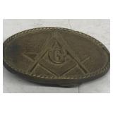 Mason belt buckle