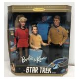 Star trek Barbie and Ken dolls in original box