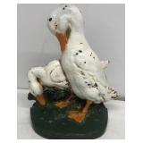 Cast iron  duck doorstop