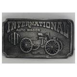 International auto wagon belt buckle