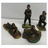 JH Miller 1950 chalk where army figures