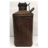 Vintage gas can Cincinnati Ohio 5 gallons Davis