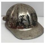 Vintage aluminum safety hat
