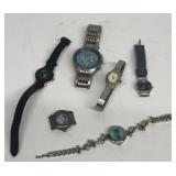 Group of wrist watches