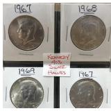 Kennedy silver half dollars 40 percent silver