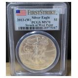 Silver eagle 2013  dollar coin
