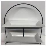 Stacking dish holder