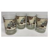 Courier and Ives drinking glasses