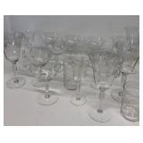 Group of stemware and glasses