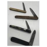 Group of pocket knives