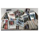 Large group of baseball football cards