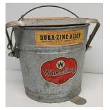 Wheeling Galvanized Mop Bucket