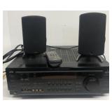 JVC audio video control receiver with remote