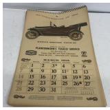 1915 Texico service automotive Bill calendar