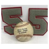 Leather jacket numbers and vintage baseball