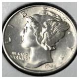 1944 Mercury dime