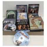 DVDs matrix, matrix reloaded, twins, the doors,