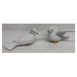 Pair of dove figurines