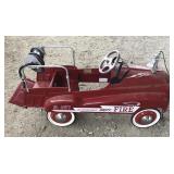Fire department  pedal car Jet Flow drive with