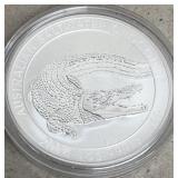 2014 1 oz .999 silver Australian saltwater