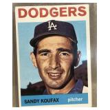 Sandy Koufax 1964 TOPPS baseball card