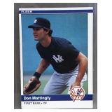 1984 Don Mattingly fleer rookie card