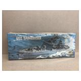 USS Brainbridge won 600 scale plastic model Aurora