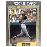 Barry Bonds 1987 TOPPS rookie card
