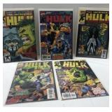 (5) Marvel comics the Incredible Hulk