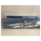 USS Saratoga 1/542 scale model by Revell, unopened