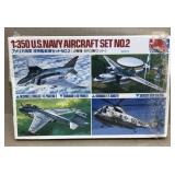 Us navy Aircraft 1/ 350 scale model kit