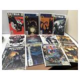 (12) DC comics Batman comic books