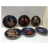 Star Trek the next generation collector plates