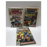 Marvel comics super action starring Captain