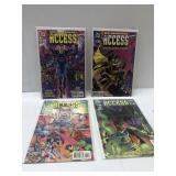 DC Marvel access issues one through four comic