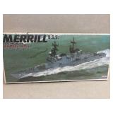 Merrill USS destroyer 1:700 scale model kit