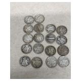 18- Mercury dimes 1943