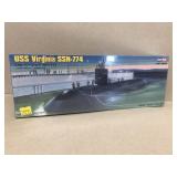USS Virginia unopened 1: 350th scale model kit