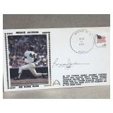 Reggie Jackson autographed first day cover 1980