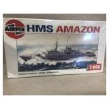 HMS Amazon 1/ 600 scale battleship model kit