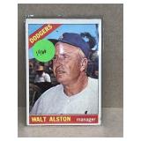 Walt Alston 1966TOPPS baseball card Los Angeles