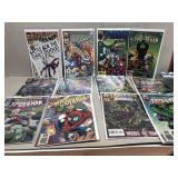 Spider-Man Marvel comic group of 12