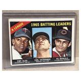 Carl Yastrzemski, Tony Oliva, 1966TOPPS batting
