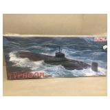Typhoon class Soviet submarine model kit unopened