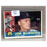 Jim Bunning 1960 Topps  baseball card Detroit